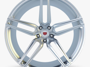 vossen hc-1 19 wheel silver 3D Модель