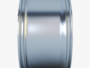 vossen hc-1 19 wheel silver 3D Модель