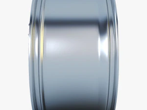vossen hc-1 19 wheel silver 3D Model