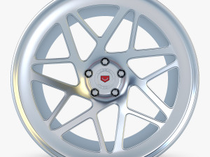 vossen lc-109t 19 wheel silver 3D Model