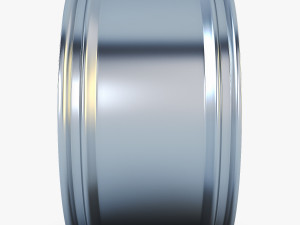 vossen lc-109t 19 wheel silver 3D Model
