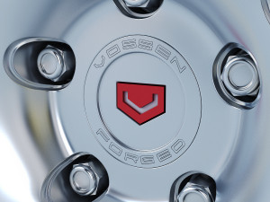 vossen lc-109t 19 wheel silver 3D Model