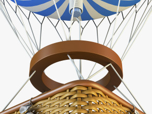 hot air balloon v 2 3D Model