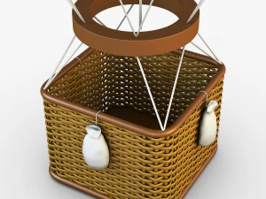hot air balloon v 2 3D Model