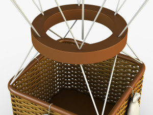 hot air balloon v 2 3D Model
