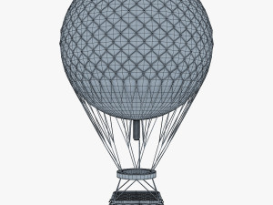 hot air balloon v 2 3D Model