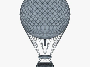 hot air balloon v 2 3D Model
