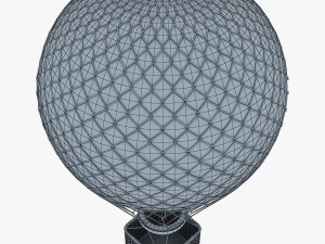hot air balloon v 2 3D Model