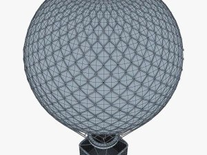 hot air balloon v 2 3D Model