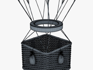 hot air balloon v 2 3D Model
