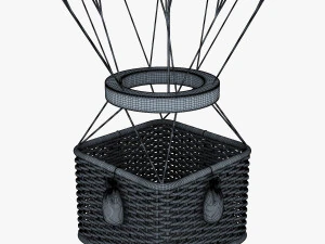hot air balloon v 2 3D Model