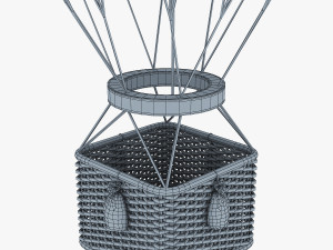 hot air balloon v 2 3D Model