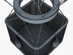 hot air balloon v 2 3D Model