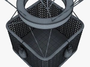 hot air balloon v 2 3D Model