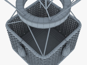 hot air balloon v 2 3D Model