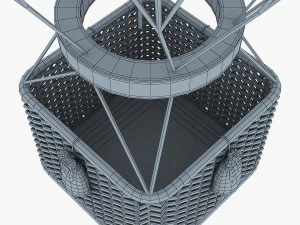 hot air balloon v 2 3D Model
