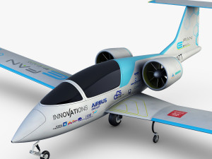 airbus e-fan electric 3D Model