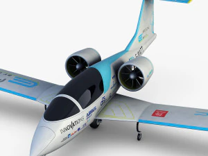 airbus e-fan electric 3D Model