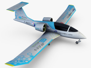airbus e-fan electric 3D Модель