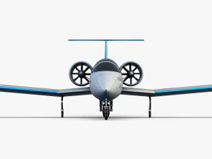 airbus e-fan electric 3D Model