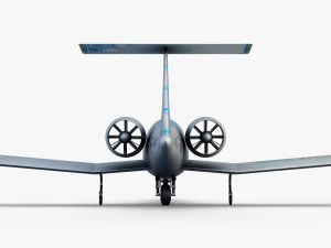 airbus e-fan electric 3D Model
