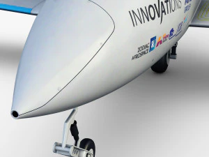 airbus e-fan electric 3D Model