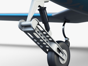 airbus e-fan electric 3D Модель