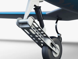 airbus e-fan electric 3D Model