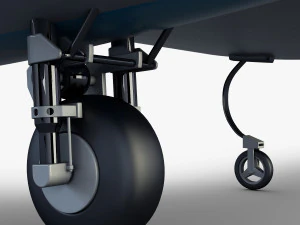 airbus e-fan electric 3D Model