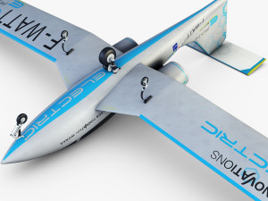airbus e-fan electric 3D Модель
