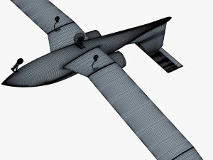 airbus e-fan electric 3D Model
