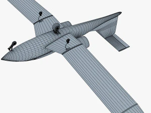 airbus e-fan electric 3D Model