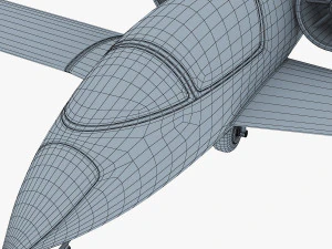 airbus e-fan electric 3D Model