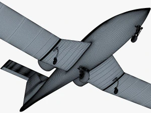 airbus e-fan electric 3D Model