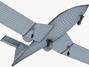 airbus e-fan electric 3D Model