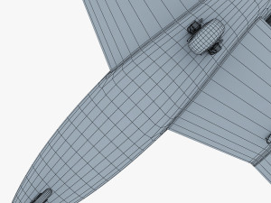 airbus e-fan electric 3D Модель