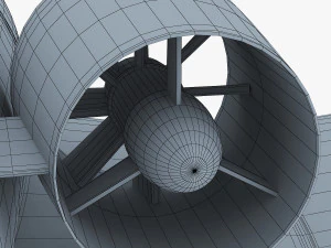 airbus e-fan electric 3D Model