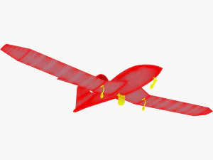 airbus e-fan electric 3D Model
