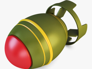 nuclear bomb v 1 3D Model
