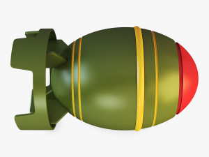 nuclear bomb v 1 3D Model