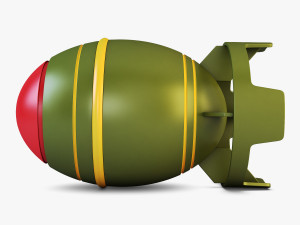 nuclear bomb v 1 3D Model