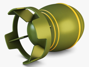 nuclear bomb v 1 3D Model