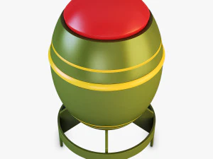 nuclear bomb v 1 3D Model