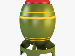 nuclear bomb v 1 3D Model