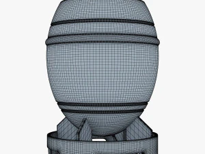 nuclear bomb v 1 3D Model