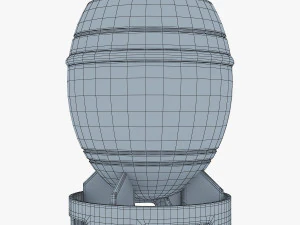 nuclear bomb v 1 3D Model