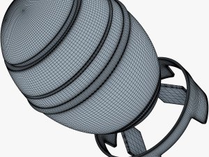 nuclear bomb v 1 3D Model