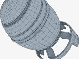 nuclear bomb v 1 3D Model