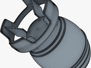 nuclear bomb v 1 3D Model