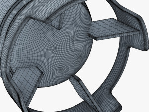 nuclear bomb v 1 3D Model